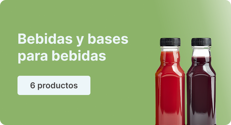 Bebidas y bases para bebidas